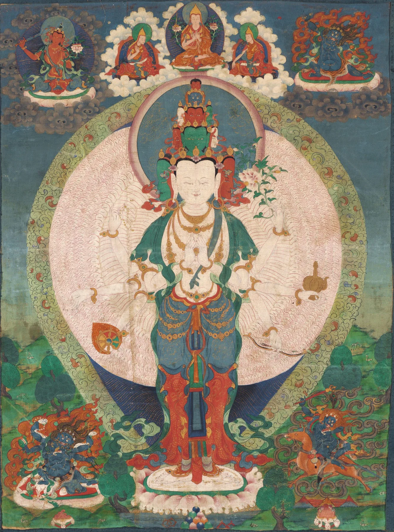 Avalokiteśvara, Tibetan painting or sculpture