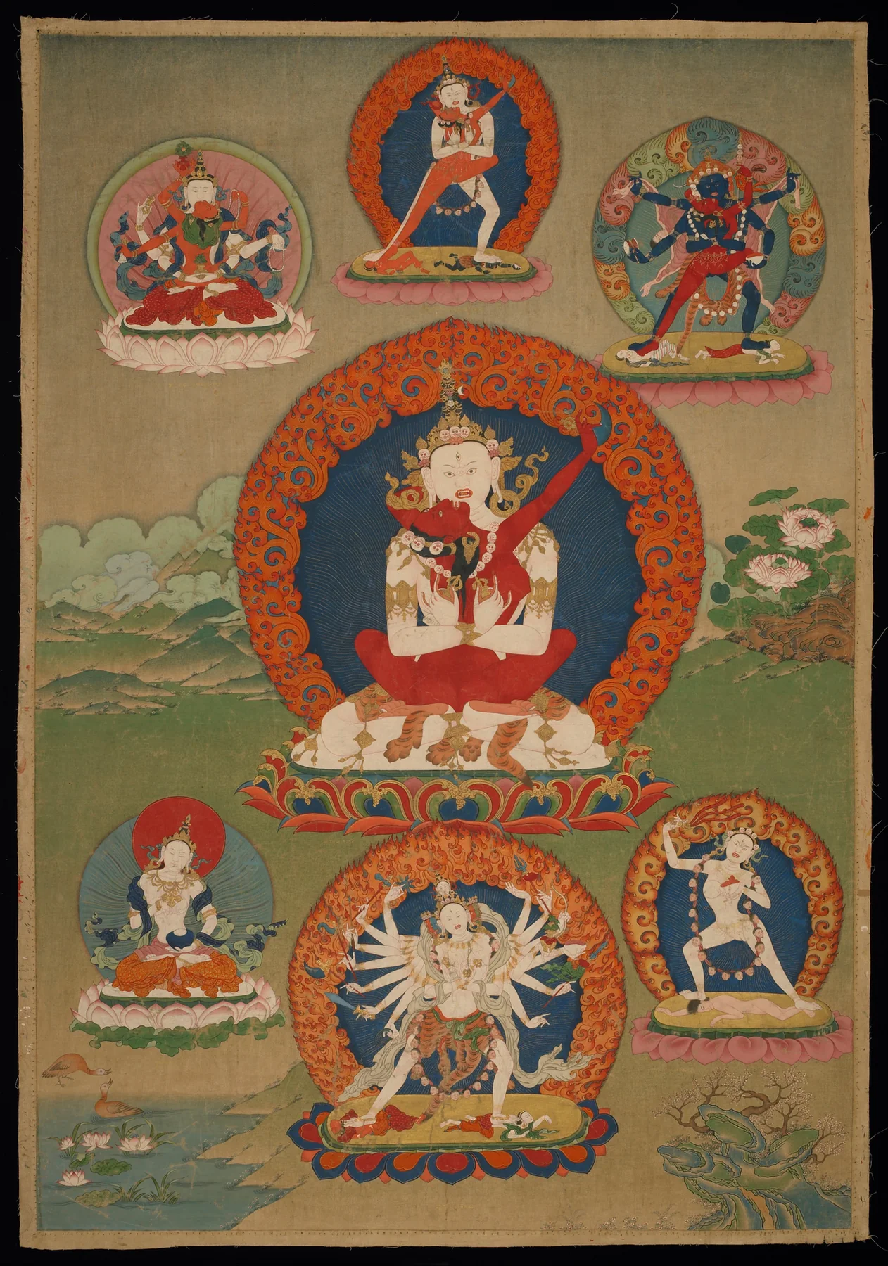 Cakrasaṃvara, Tibetan painting or sculpture