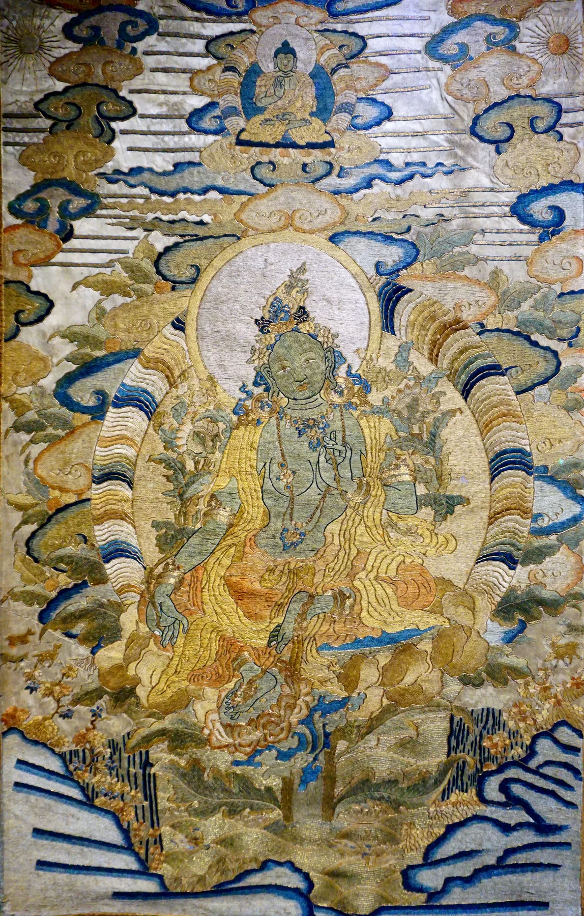 Green Tārā, Tibetan painting or sculpture