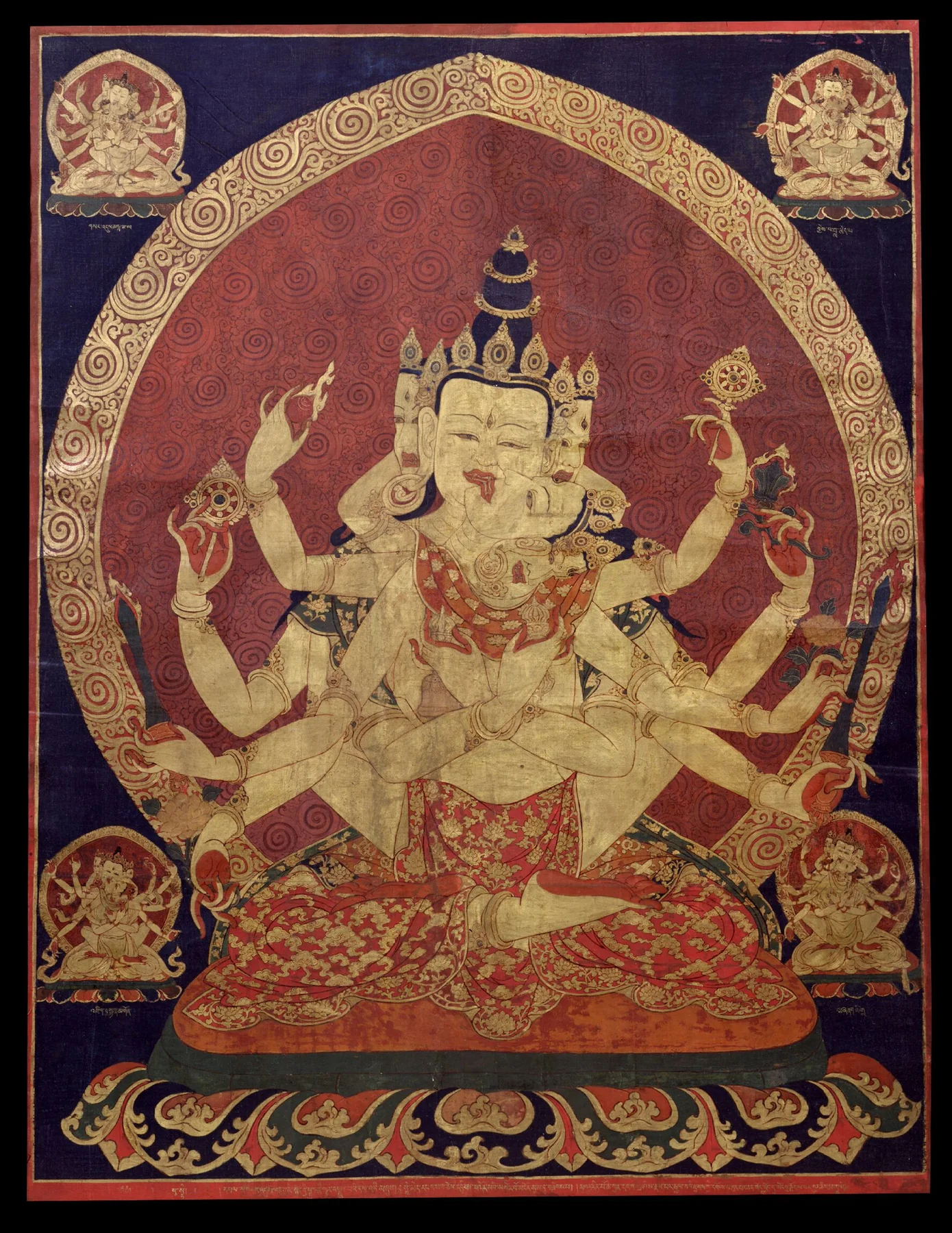 Guhyasamāja, Tibetan painting or sculpture