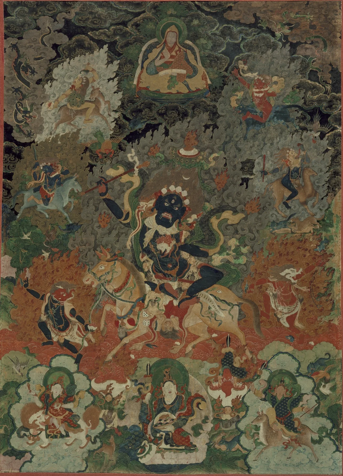 Palden Lhamo, Tibetan painting or sculpture