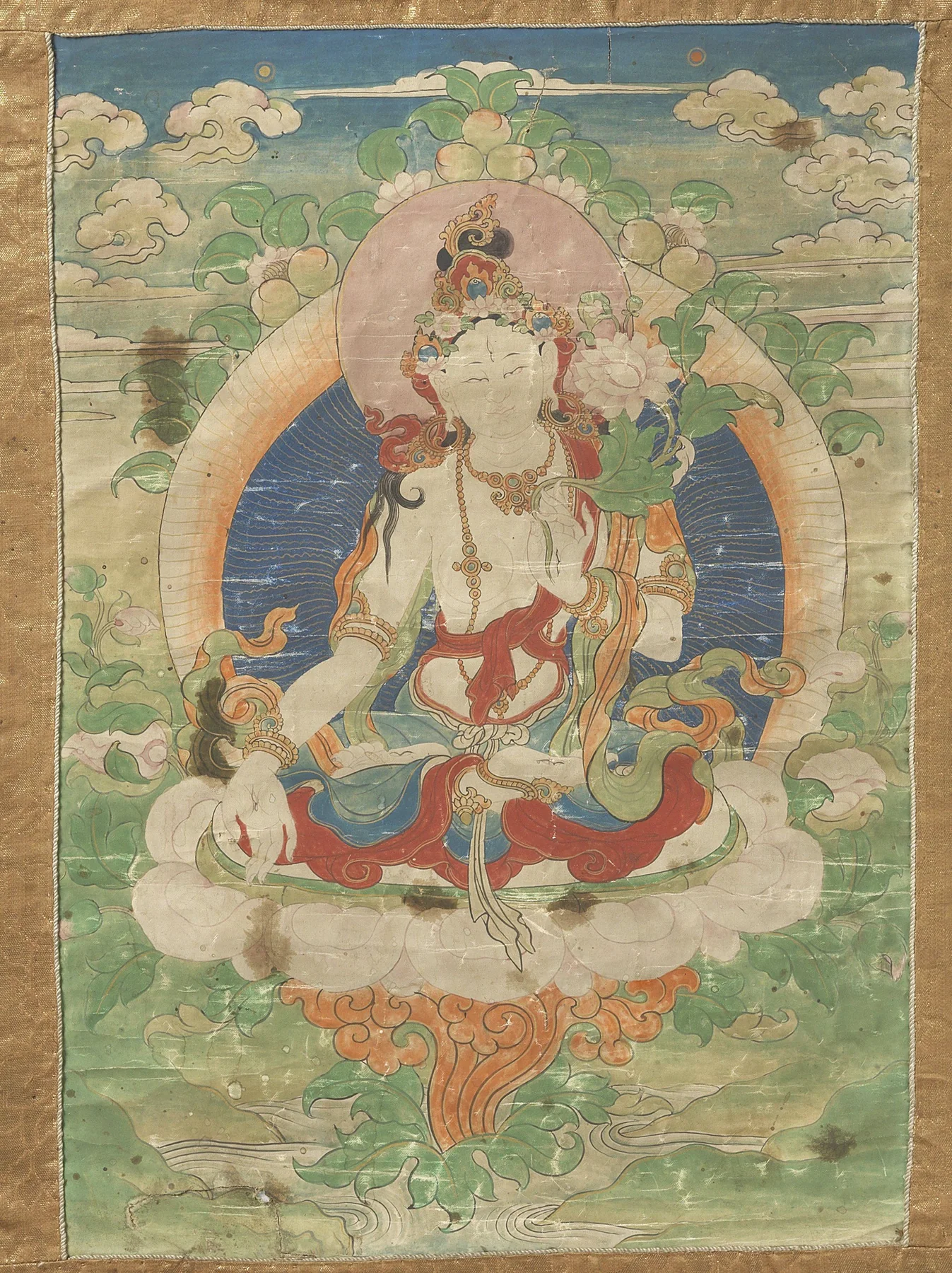 White Tārā, Tibetan painting or sculpture