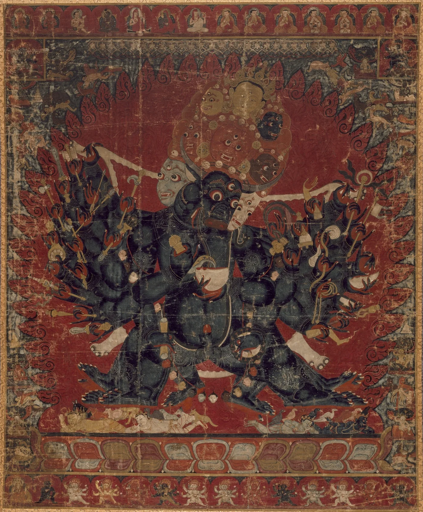 Yamāntaka, Tibetan painting or sculpture